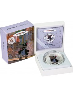 Cook Islands 2012 5$ The Return of the Prodigal Parrot Raven 1Oz Silver Coin