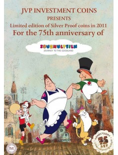Cook Islands 2011 5 $ cartoon Karlsson on the Roof Freken Bok 1 Oz Silver Coin