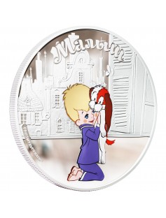 Cook Islands 2011 5$ cartoon Karlsson on the Roof 1Oz Silver Coin Malish LIMITED