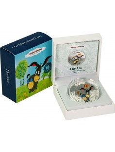Cook Islands 2011 5$ cartoon Winnie Pooh Eeyore (Ia-Ia) 1 Oz Silver Coin LIMITED