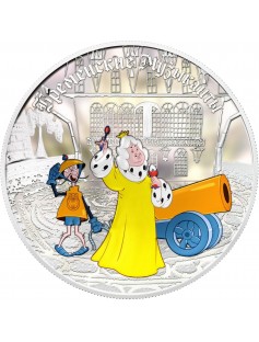 Cook Islands 2011 5$ Town Musicians of Bremen King 1Oz Silver Coin LIMITED