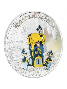 Cook Islands 2011 5$ Town Musicians of Bremen Detective 1Oz Silver Coin LIMITED