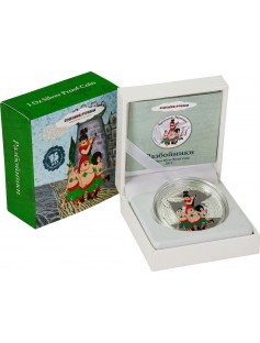 Cook Islands 2011 5$ Town Musicians of Bremen Outlaws 1Oz Silver Coin LIMITED