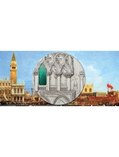 Palau 2013 $10 TIFFANY ART VENETIAN GOTHIC 2 Oz .999 Silver Coin
