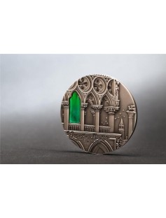 Palau 2013 $10 TIFFANY ART VENETIAN GOTHIC 2 Oz .999 Silver Coin