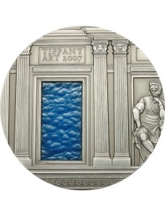 Palau 2007 10$ Tiffany Art Renaissance 2oz Silver coin