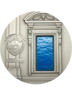 Palau 2007 10$ Tiffany Art Renaissance 2oz Silver coin