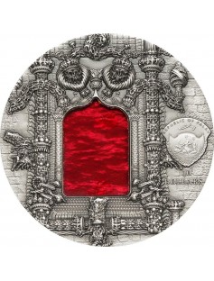 Palau 2011 10$ Tiffany Art Manueline 2oz Silver coin