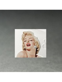 Cook Islands 2011 $5 MARILYN MONROE Silver Proof Coin with real Dimond