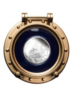 Niue 2015 $2 RMS Lusitania-Famous British Ocean Liner 1 Oz Silver Proof Coin