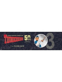 Niue 2015 $2 Thunderbirds - Thunderbird 3 Alan Tracy 1 Oz Silver Proof Coin