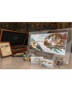 Niue 2013 12x 5$ Giants of Art CREATION OF ADAM Sistine 12x 80g Silver Coin Set