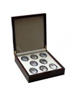 Niue 2010 - 2011 Gothic Cathedrals 8 x 1$ Silver Coin Set MINTAGE 150 SETS ONLY