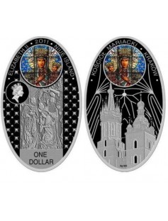 Niue 2010 - 2011 Gothic Cathedrals 8 x 1$ Silver Coin Set MINTAGE 150 SETS ONLY