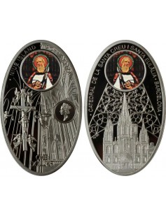 Niue 2010 - 2011 Gothic Cathedrals 8 x 1$ Silver Coin Set MINTAGE 150 SETS ONLY