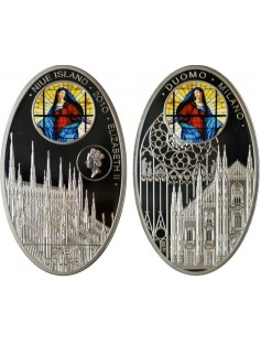 Niue 2010 - 2011 Gothic Cathedrals 8 x 1$ Silver Coin Set MINTAGE 150 SETS ONLY