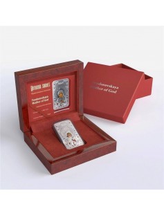 Niue Islands 2014 2$ icon Mother of God Feodorovskaja HighRelief 1oz Silver Coin