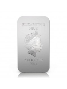 Niue Islands 2014 2$ icon Mother of God Feodorovskaja HighRelief 1oz Silver Coin