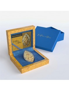 Niue 2014 $2 Icon World Heritage St. Peter in Glory Gold Gilded 1 Oz Silver Coin