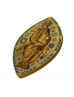 Niue 2014 $2 Icon World Heritage St. Peter in Glory Gold Gilded 1 Oz Silver Coin