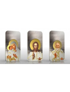 Niue 2012 3x2$ Orthodox Series Triptych icon Holy TRIPTIH 3x1oz Silver Coin Set
