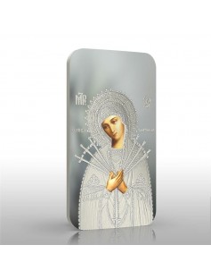 Fiji 2013 2$ Icon Seven Arrows Mother of God High Relief 1Oz Silver Coin