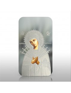 Fiji 2013 2$ Icon Seven Arrows Mother of God High Relief 1Oz Silver Coin