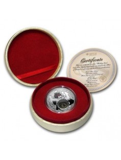 Niue 2012 2$ Lucky coins WEDDING 28,28g Silver Coin with 24K Gold Plated Piece