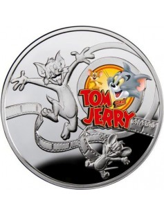 Niue 2013 1$ Cartoon Characters TOM & JERRY Proof Silver Coin