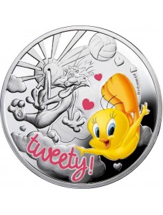 Niue 2013 1$ Cartoon Characters Tweety Proof Silver Coin