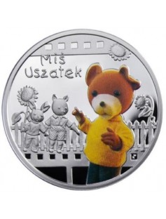 Niue 2010 1$ Cartoon Characters Teddy Floppy Ears Proof Silver Coin