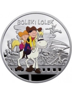 Niue 2011 1$ Cartoon Characters Bolek and Lolek Proof Silver Coin