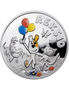 Niue 2011 1$ Cartoon Characters Reksio Proof Silver Coin