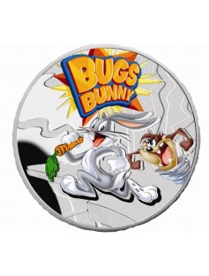 Niue 2013 1$ Cartoon Characters Bugs Bunny Rabbit 925 Proof Silver Coin