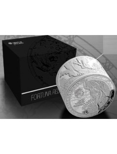 Niue 2013 $50 Fortuna Redux Mercury unique Cylinder Shaped 6Oz Proof Silver Coin