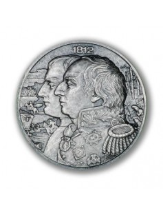 Niue 2012 2x5$ War of 1812 Kutusow - Napoleon High Relief 2x 2Oz Silver Coin Set