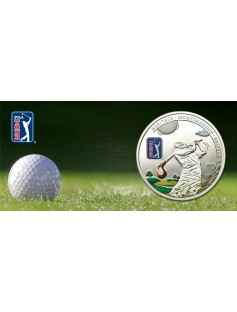 Cook Islands 2013 $5 PGA TOUR - Golf Club Coin Proof Mintage 2500