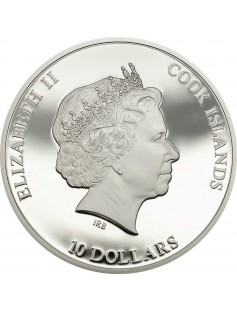 Cook Islands 2015 $10 Nano Life The Evolution Nano Chip Proof 50g Silver Coin