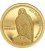 Mongolia 2015 500 Togrog Falcon Mongolian Nature Falco Cherrug Proof Gold Coin