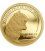 Mongolia 2015 500 Togrog Wildlife Protection Campbell's Hamster Proof Gold Coin