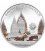 Palau 2014 5$ World of Wonders IX - Mahabodhi Temple Proof Silver Coin