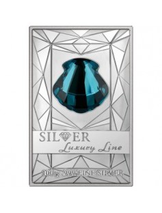 Cook Islands 2015 20$ Luxury Line IV Crystal Shell 100g Proof Silver Coin