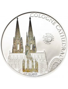 Palau 2013 5$ World of Wonders VII Cologne Cathedral .925 Proof Silver Coin