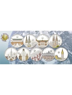 Palau 2013 5$ World of Wonders VII Palace of Versailles .925 Proof Silver Coin
