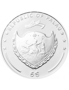 Palau 2012 5$ World of Wonders VI Teotihuacan Silver Coin LIMIT 2500
