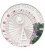 Palau 2012 5$ World of Wonders VI Vienna Ferris Wheel Silver Coin LIMIT 2500