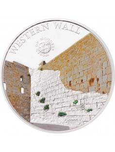 Palau 2012 5$ World of Wonders VI Western Wall Silver Coin LIMIT 2500