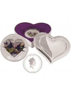 Niue 2013 $2 Love is Precious Blue Swallows .999 proof 1 oz Silver Coin