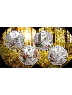 Cook Islands 2014 $2 World of Hunting III - Chamois 1/2 Oz Proof Silver Coin