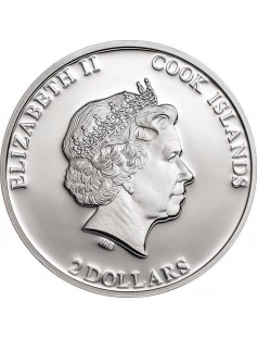 Cook Islands 2014 $2 World of Hunting III - Hare 1/2 Oz Proof Silver Coin